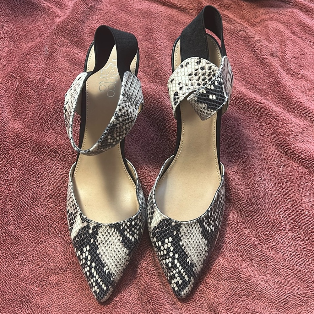 Snake Print Heels